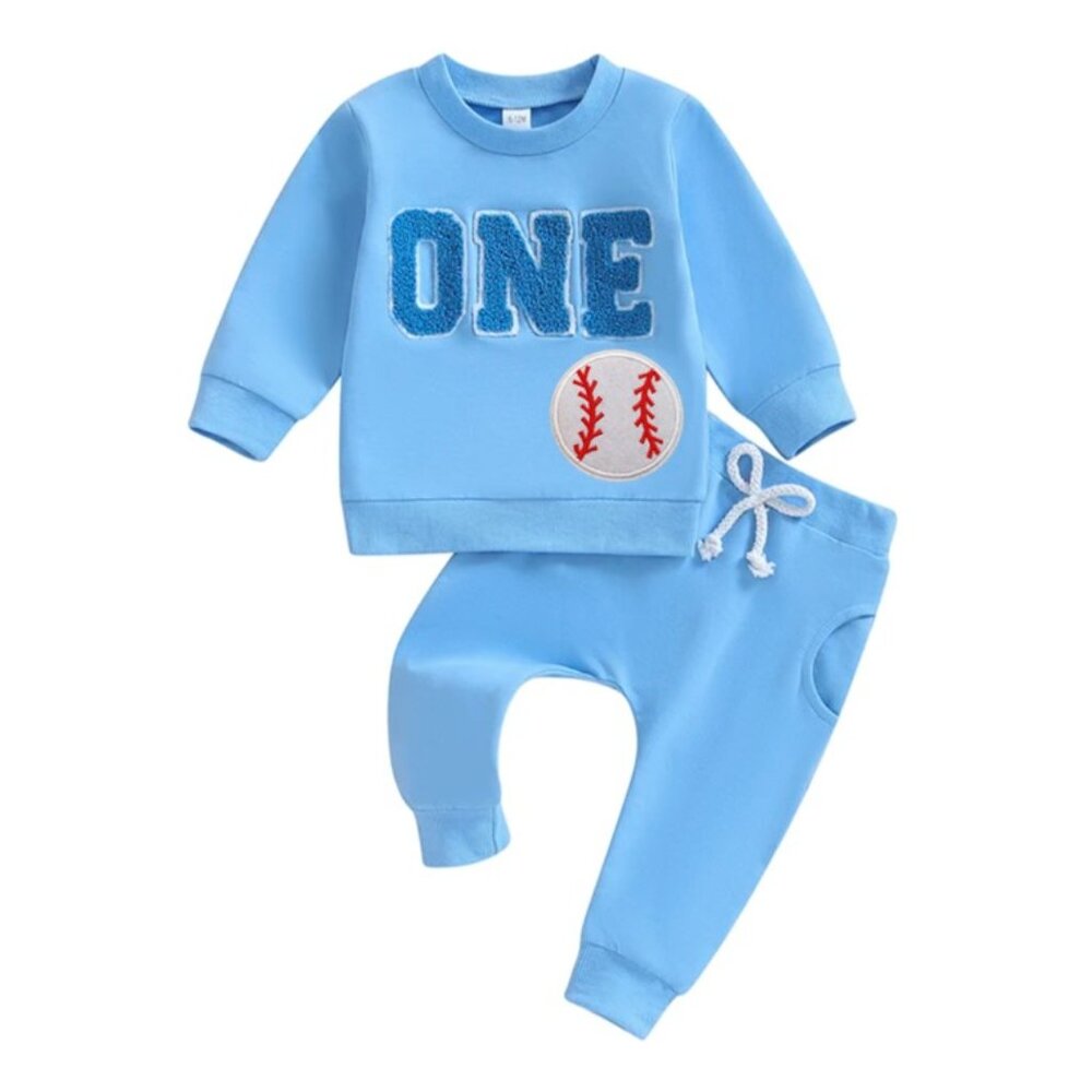 Baseball Sweater Pants Baseball  First Birthday Baseball Outfit Clothes Leggings